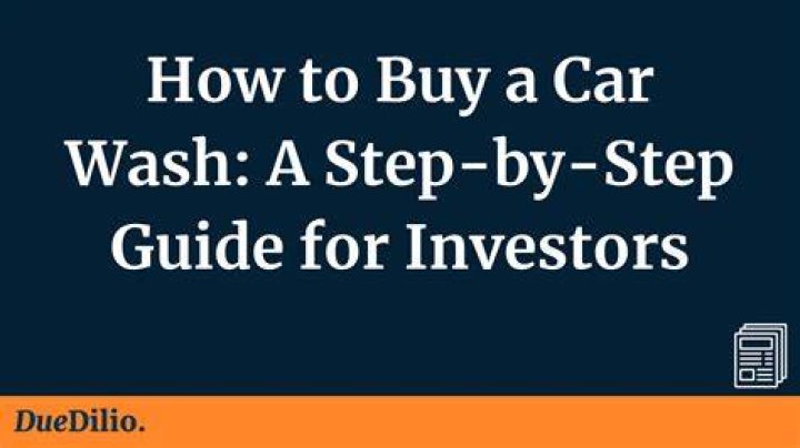 Buying a car wash - How To Discuss