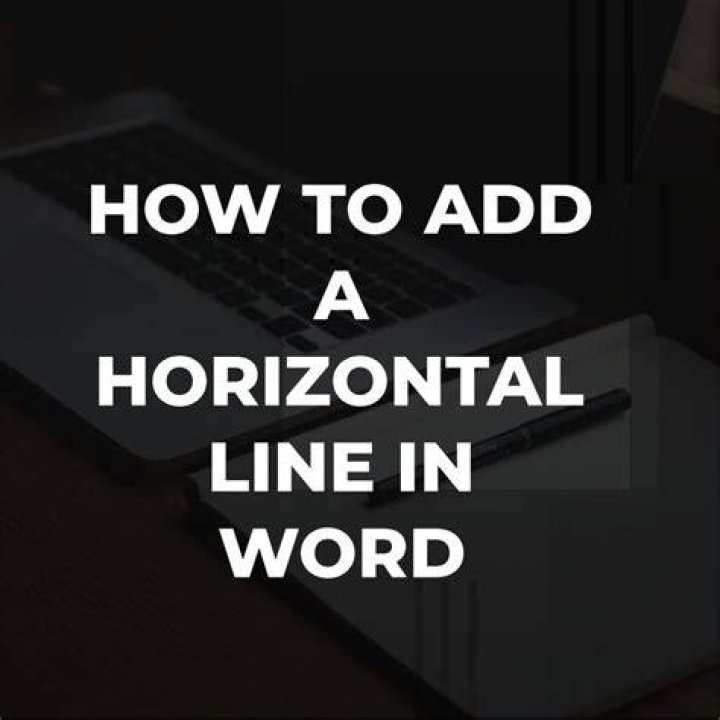 Horizontal Line - How To Discuss