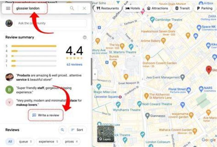How to leave a google review