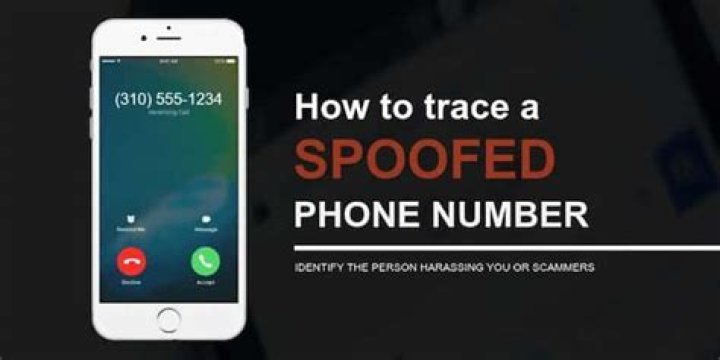 Tracing a spoofed phone number