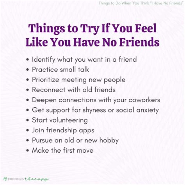 What to do when you have no friends